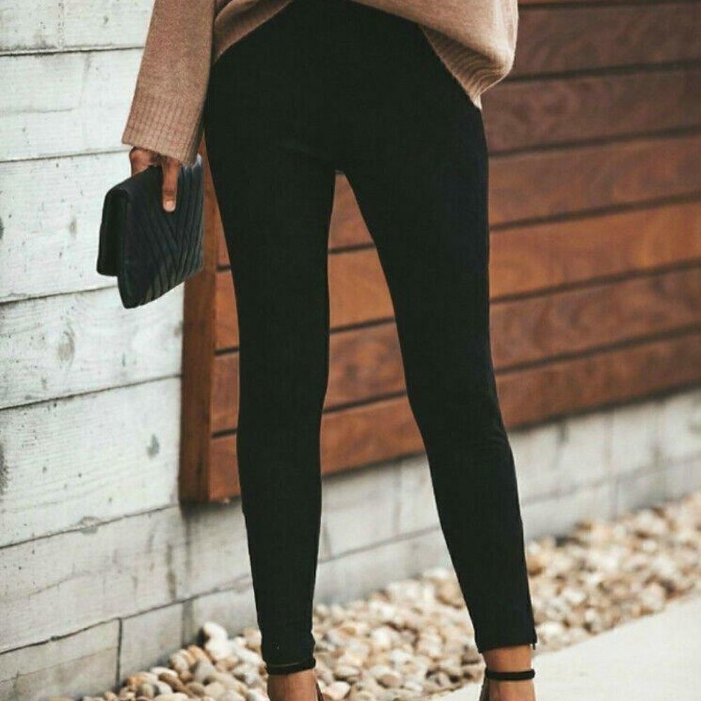 Zara Faux Suede Leggings Size  XS
